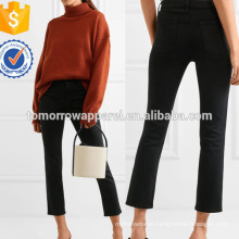 Cropped High-rise Straight-leg Jeans Manufacture Wholesale Fashion Women Apparel (TA3059P)